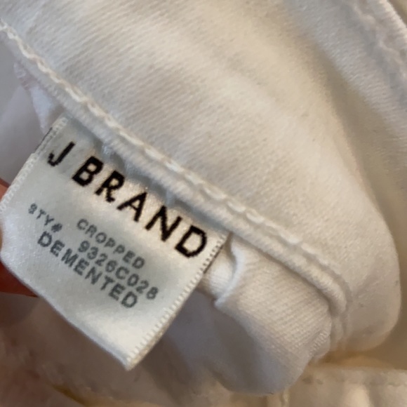 J Brand White Skinny cropped Jeans size 24 - Picture 3 of 6